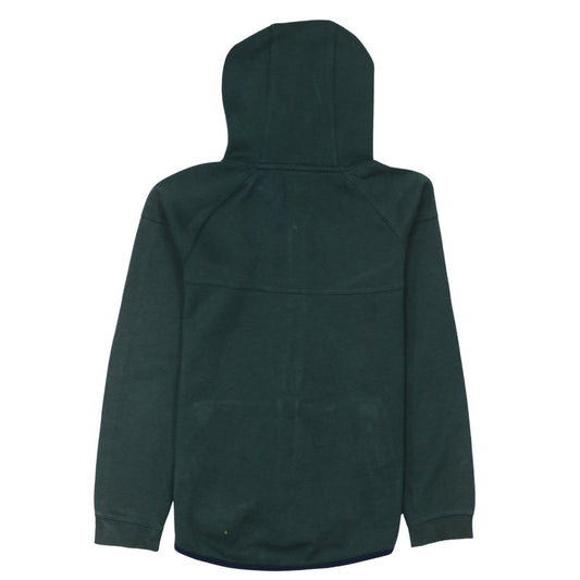 Nike Men's Green Full Zip Hoodie Size S Sportswear Cotton Blend