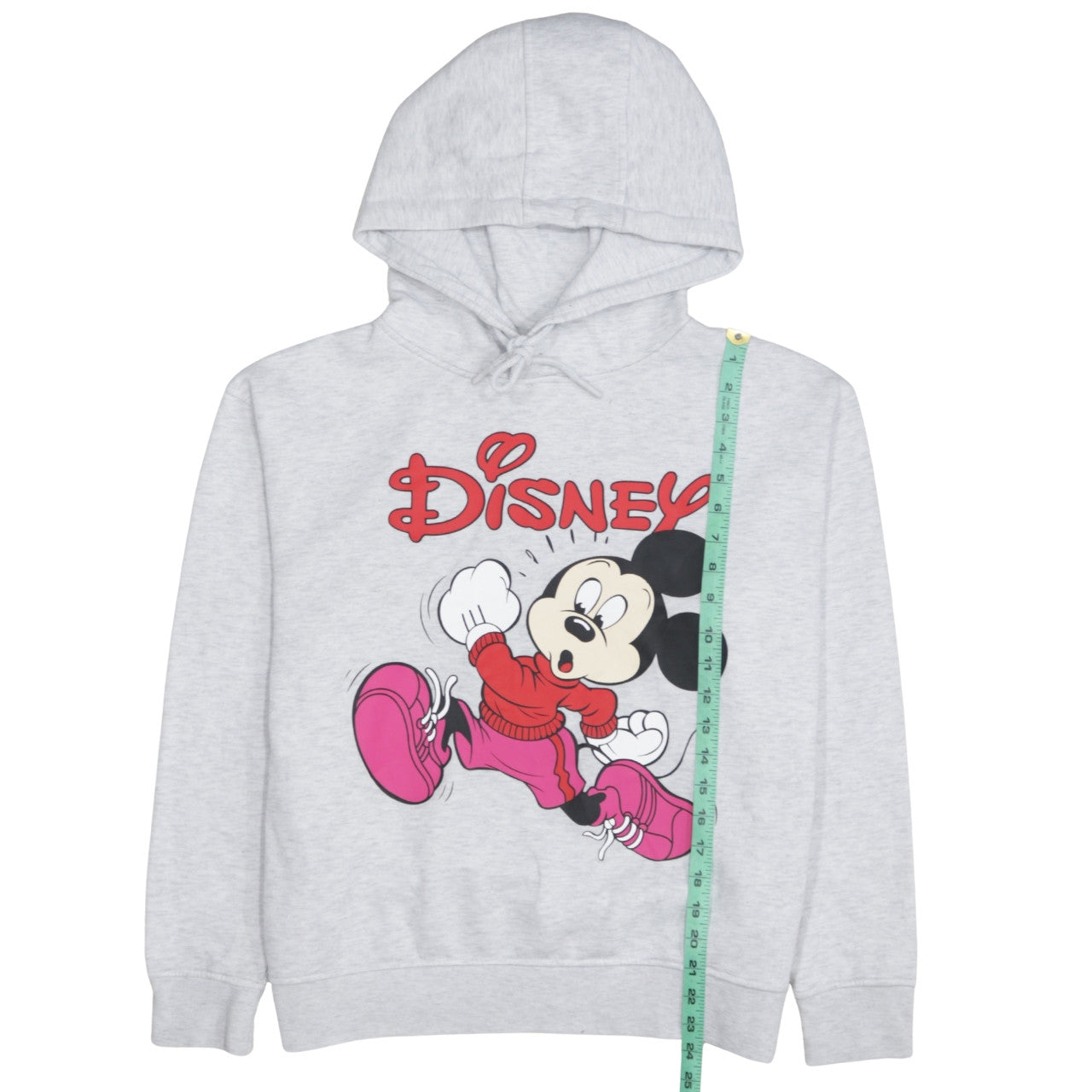 Primark Disney Women Grey Hoodie Medium Mickey Mouse Print