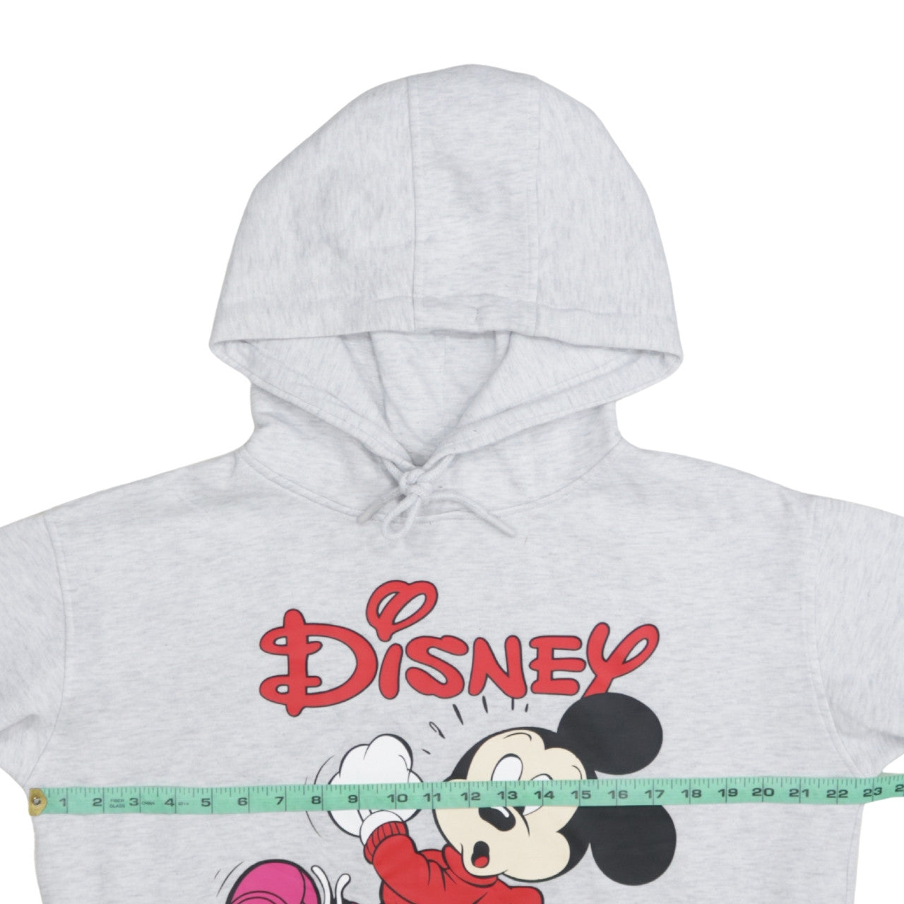 Primark Disney Women Grey Hoodie Medium Mickey Mouse Print