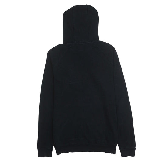 Under Armour Boys Black Pullover Hoodie Small Logo Fleece Sweatshirt