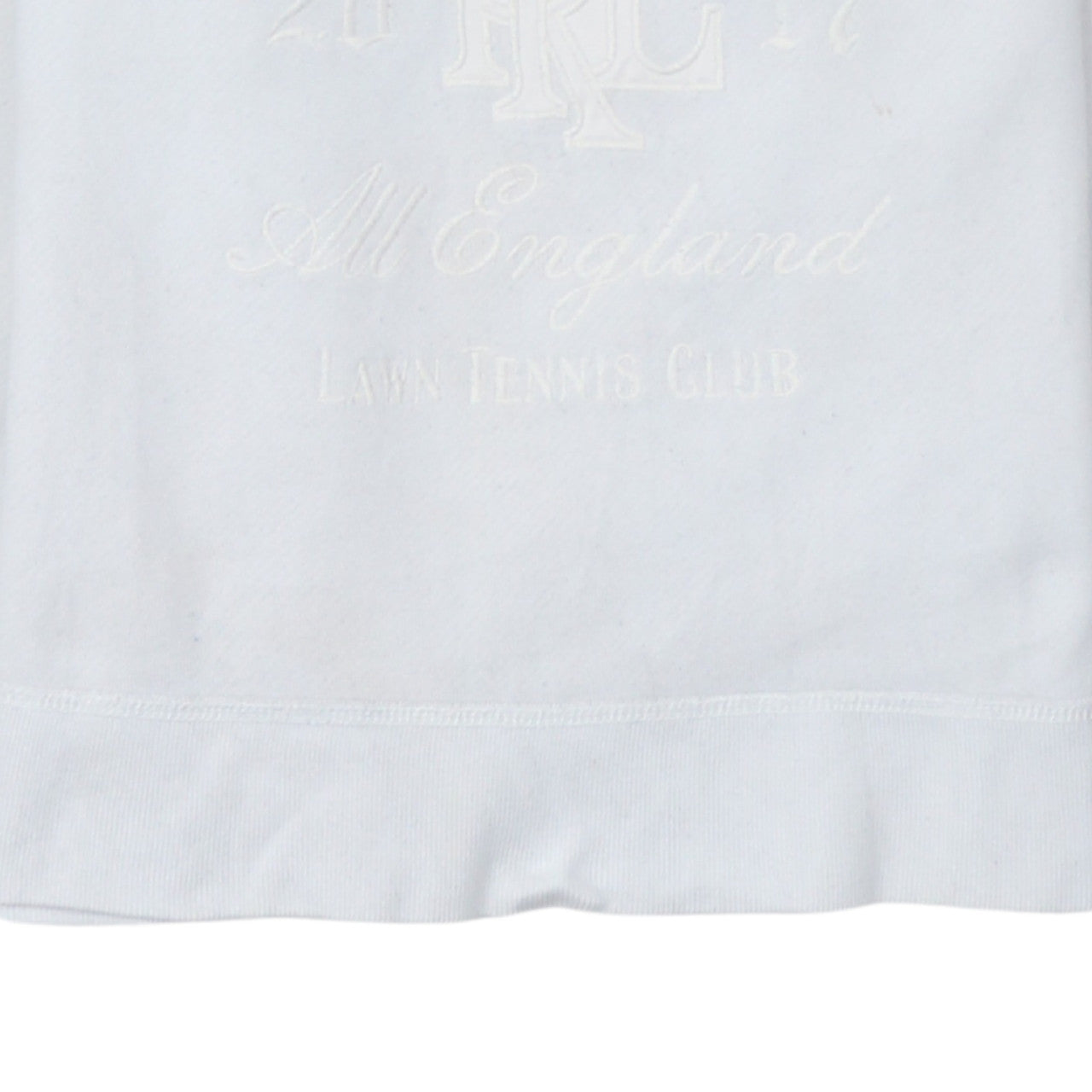 Polo Ralph Lauren Women’s White Wimbledon Sweatshirt Small Crew Neck