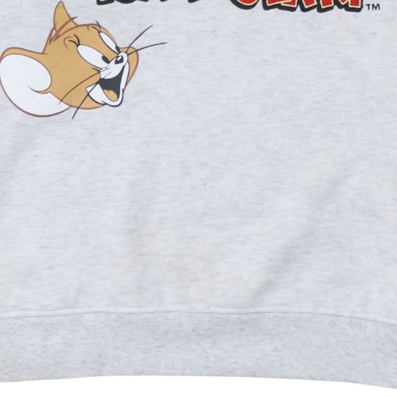 Primark Teens Grey Tom and Jerry V-Neck Pullover Sweatshirt XS