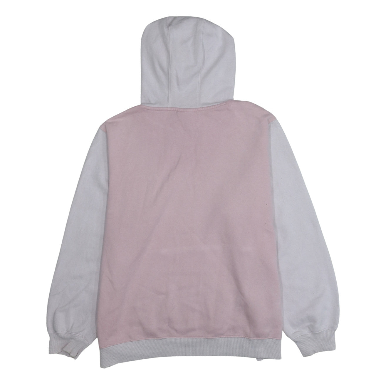 Ellesse Women Pink White Pullover Hoodie Size 24 Colourblock Logo