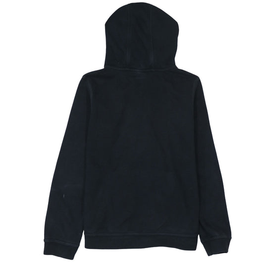 Nike Boys Black XL Pullover Hoodie with Yellow Logo Print