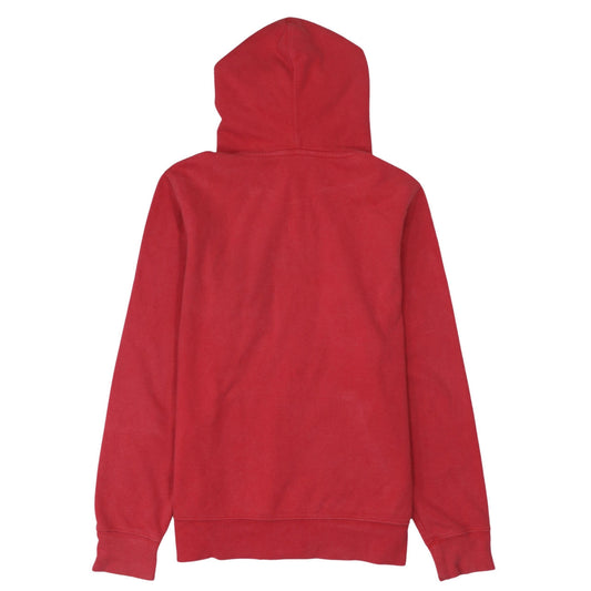 The North Face Men's Red Small Pullover Hoodie Graphic Fleece