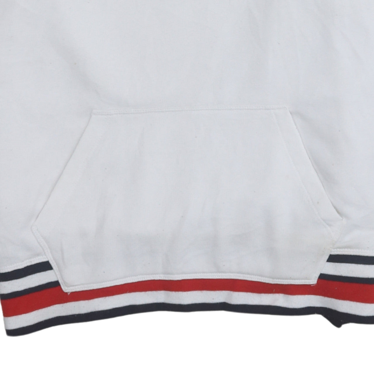 Champion Women White Hoodie Large Logo Pullover