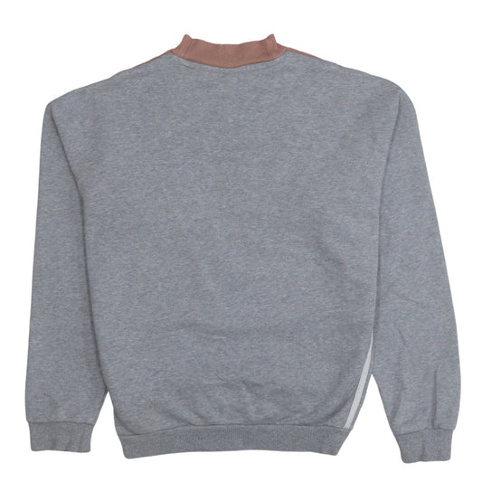 Adidas Women’s Grey Pink Colourblock Pullover Sweatshirt Size 14A