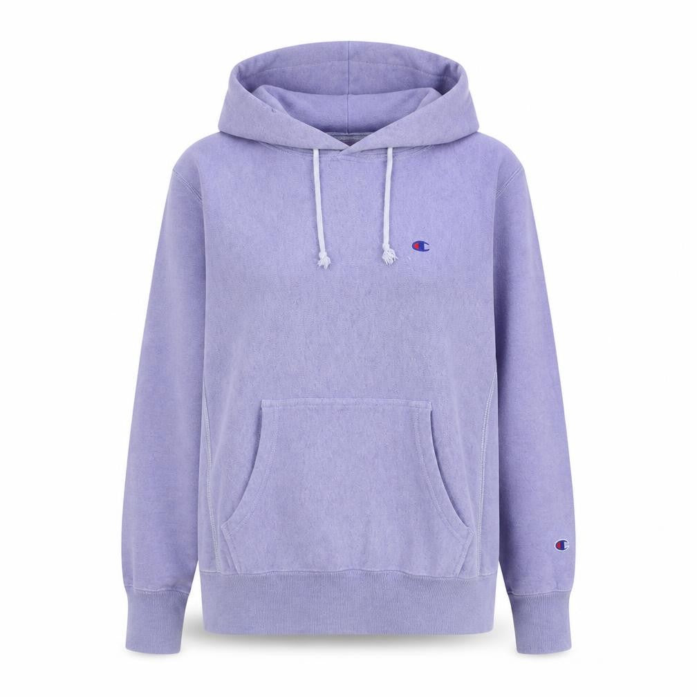 Champion Womens Lavender Reverse Weave Pullover Hoodie Size L