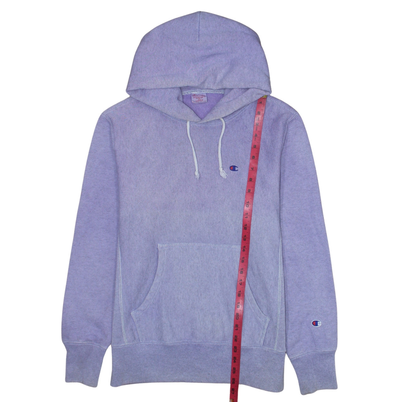 Champion Womens Lavender Reverse Weave Pullover Hoodie Size L