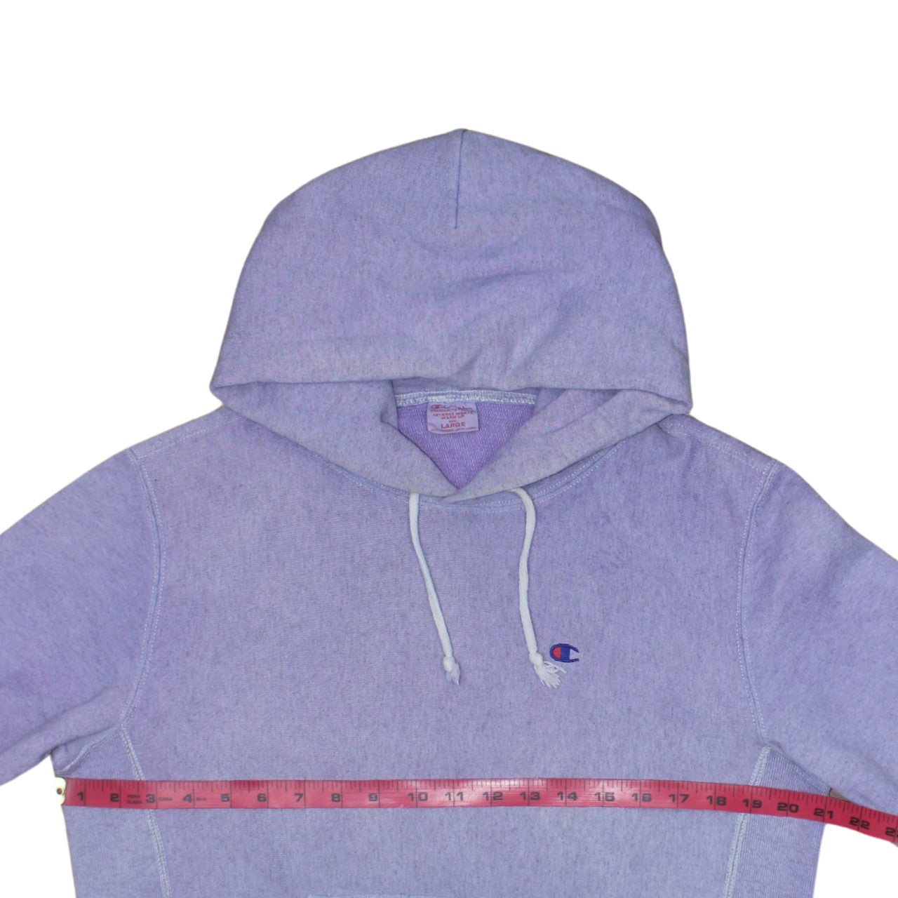 Champion Womens Lavender Reverse Weave Pullover Hoodie Size L