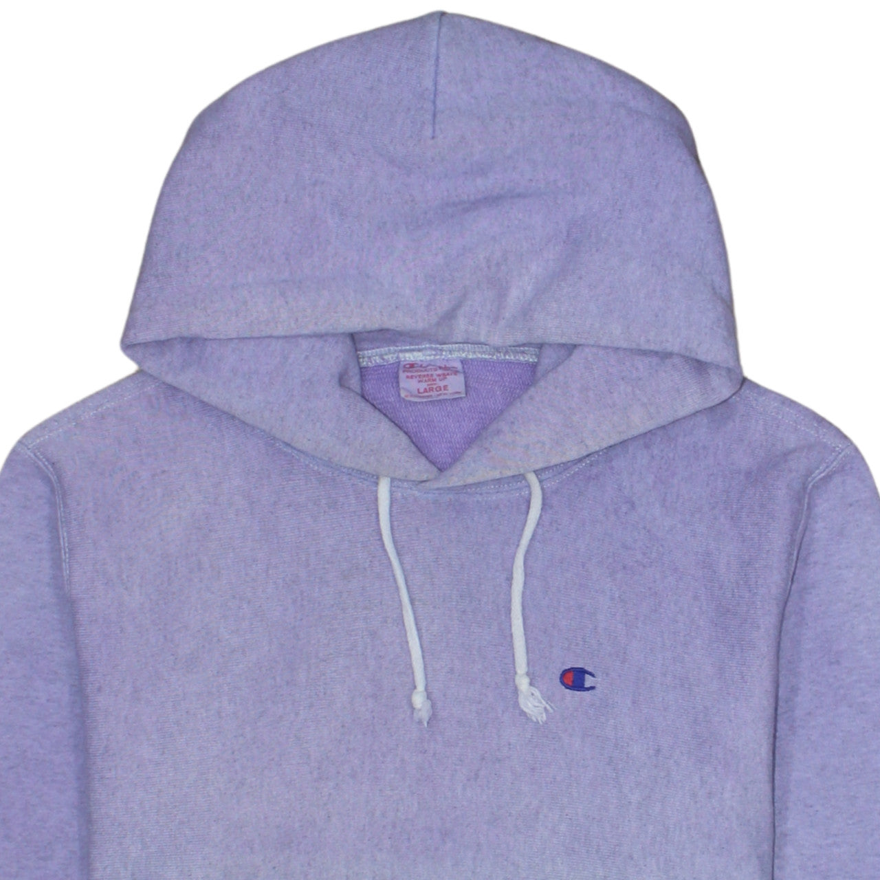 Champion Womens Lavender Reverse Weave Pullover Hoodie Size L