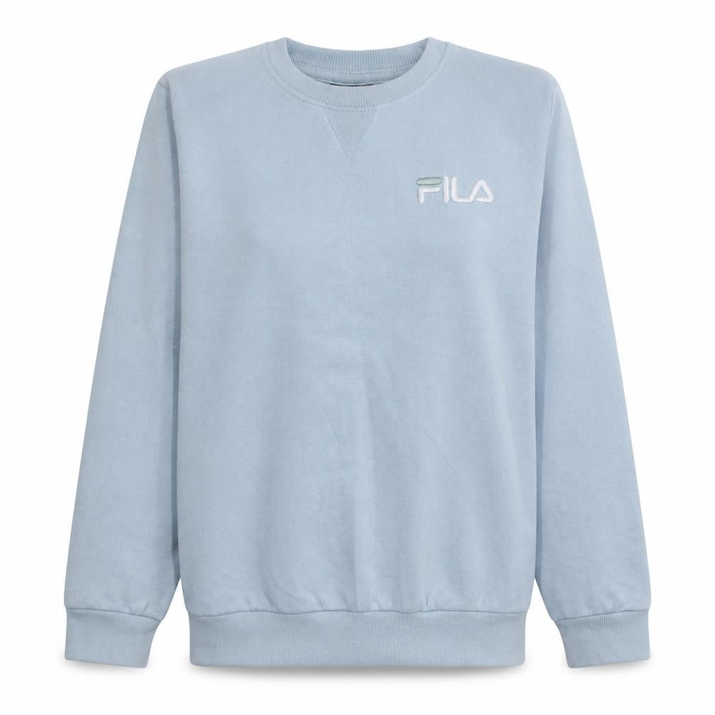 Fila Women's Blue Crew Neck Pullover Sweatshirt Size S