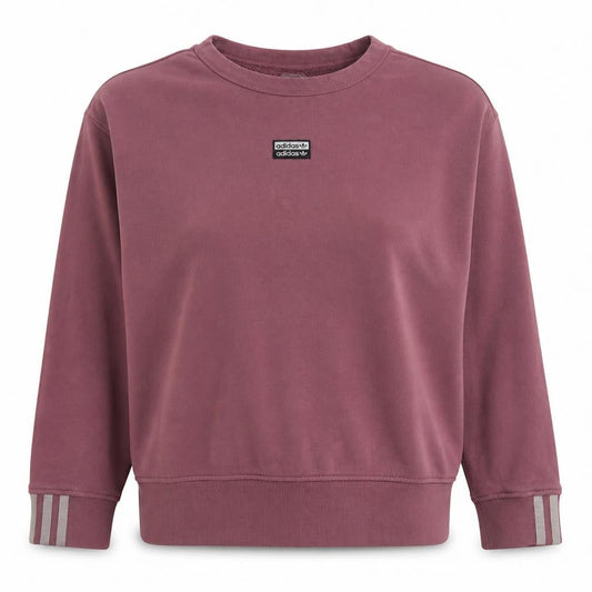 Adidas Womens Pink Sweatshirt UK 12 Long Sleeve Crew Neck Casual