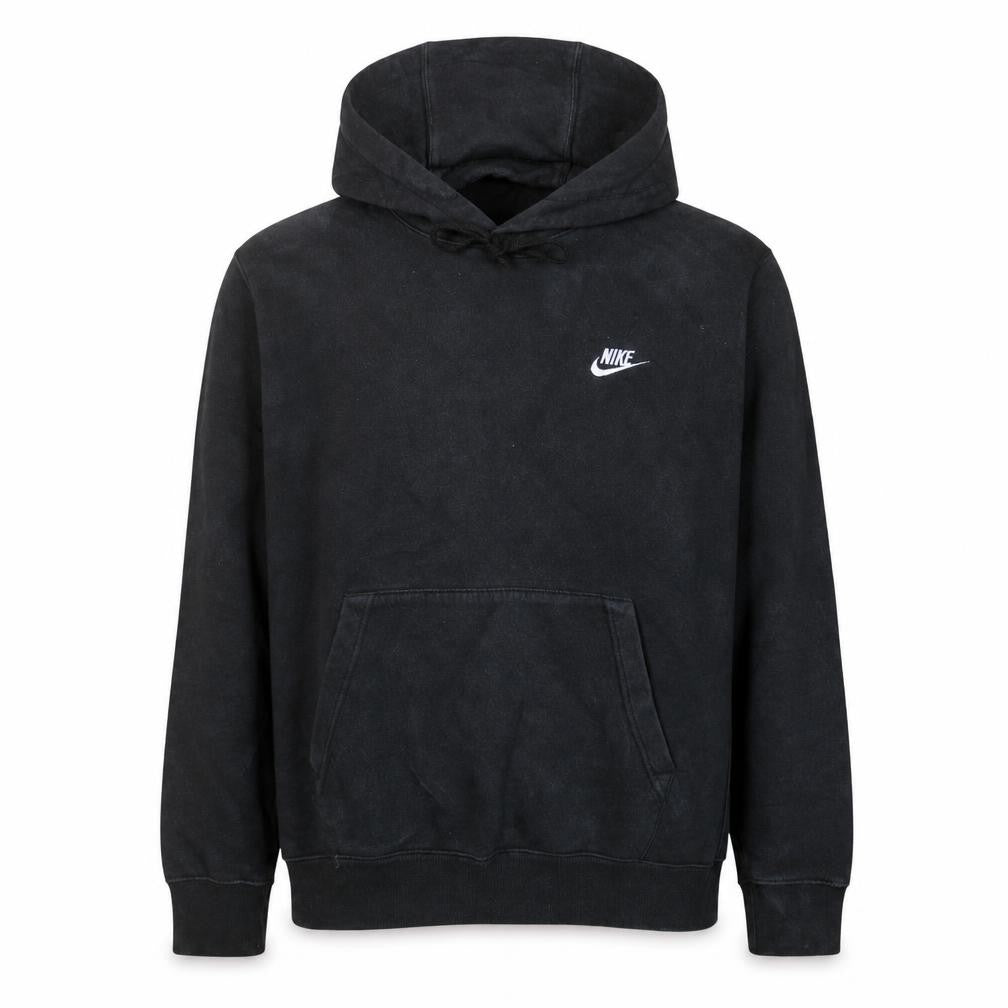 Nike Men’s Black Pullover Hoodie Fleece Regular Fit Size M