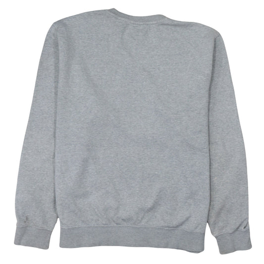 Nike Men's Grey Logo Crew Neck Pullover Sweatshirt Size L