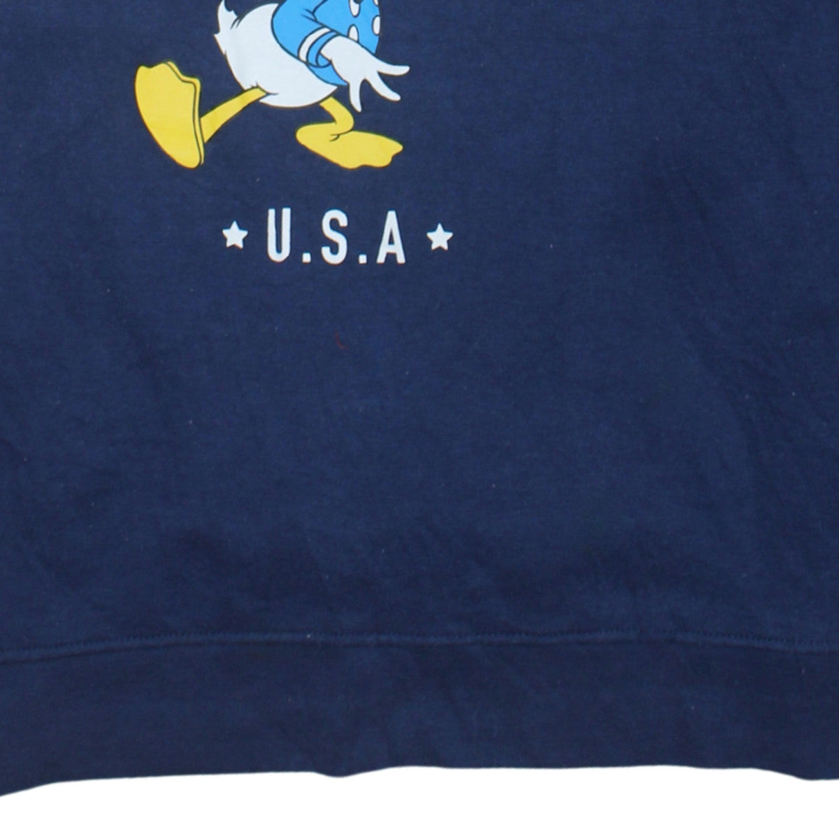 Disney Womens Navy Blue Donald Duck New York Sweatshirt UK 12/14 M