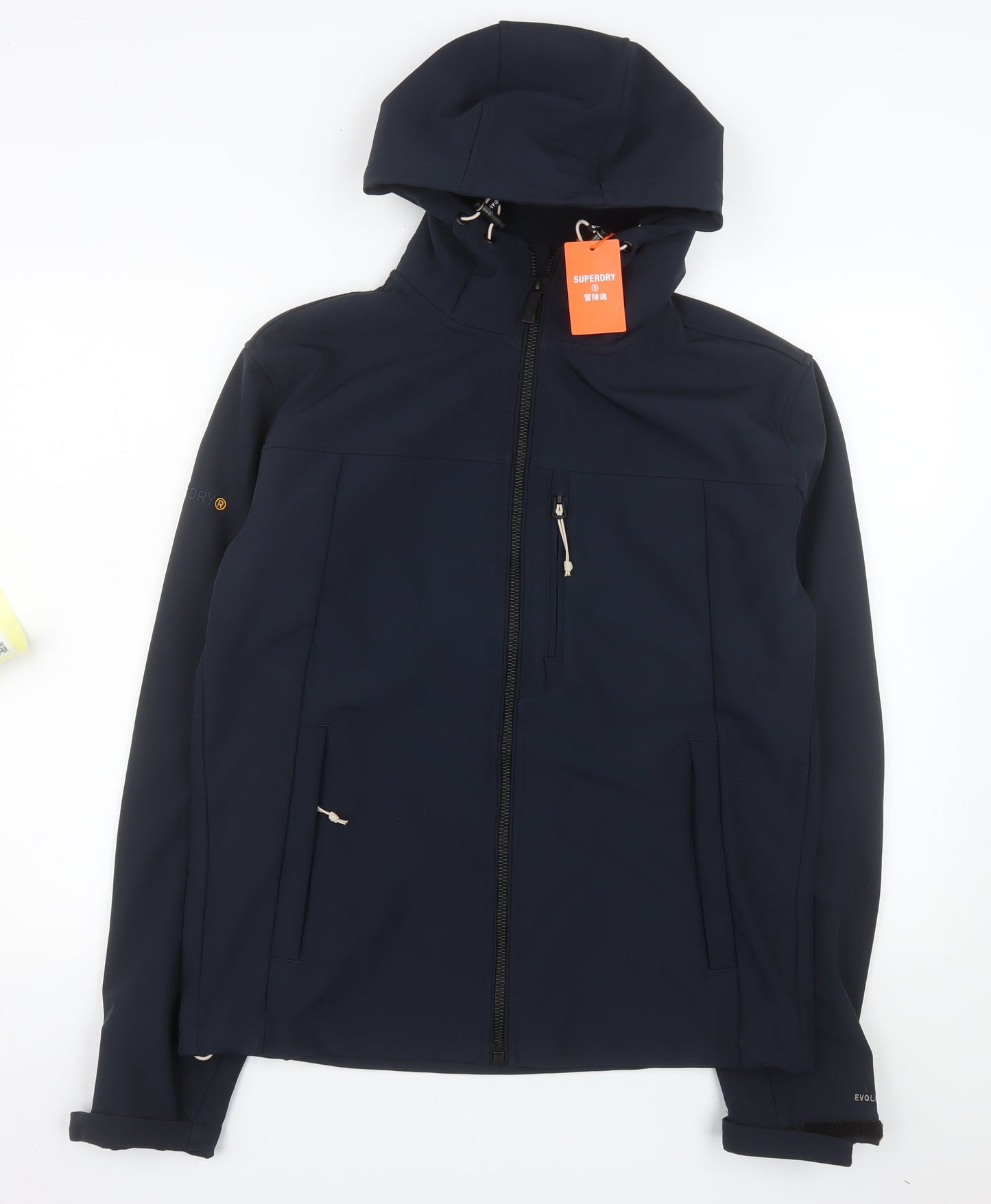 Superdry Men's Blue Trekker Soft Shell Hooded Jacket Size M