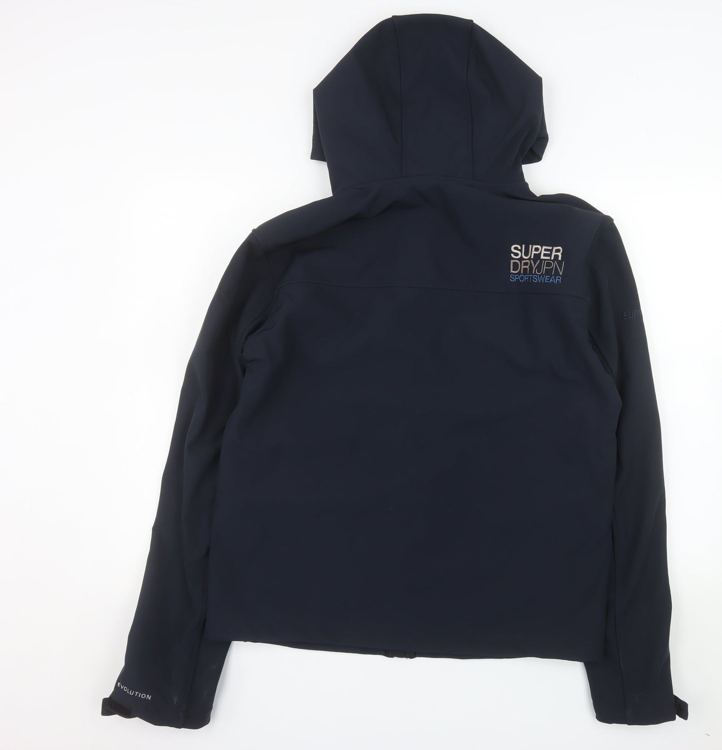 Superdry Men's Blue Trekker Soft Shell Hooded Jacket Size M