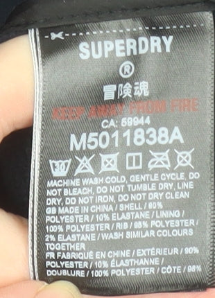 Superdry Men's Blue Trekker Soft Shell Hooded Jacket Size M
