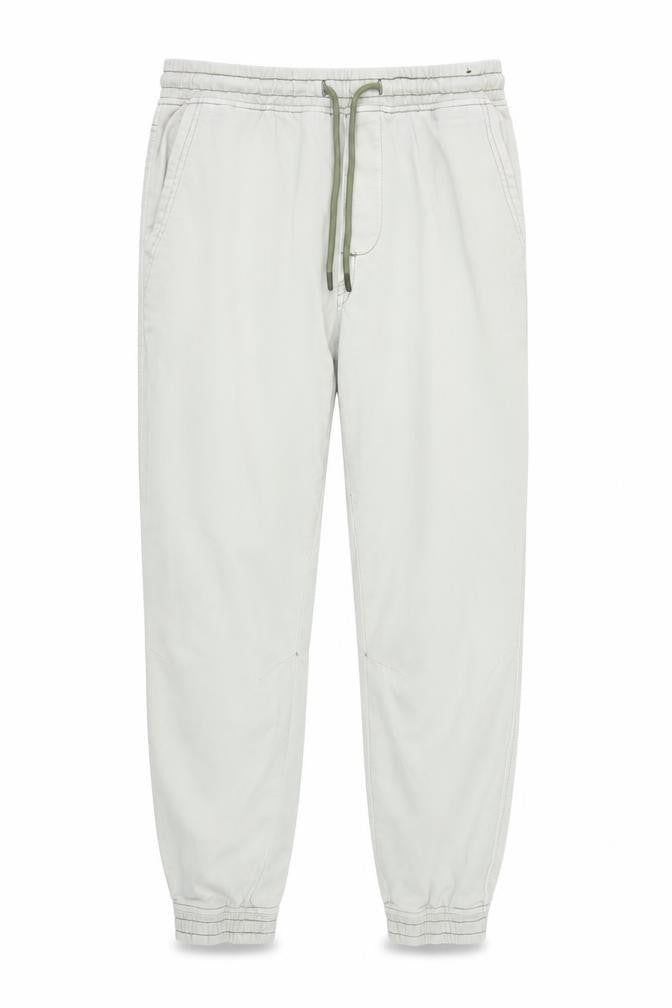 Pull&Bear Men's Beige Jogger Trousers M Regular Fit Casual