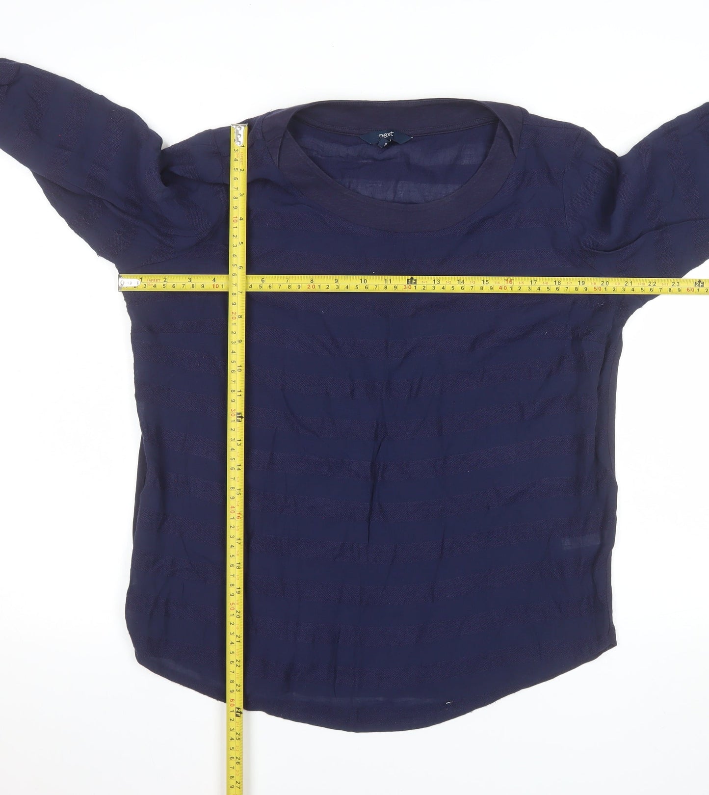 Next Women’s Blue Long Sleeve Basic Blouse Size 14