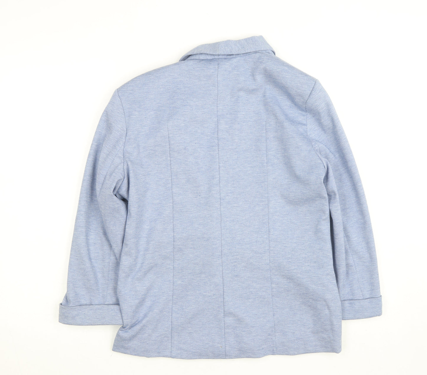 Miss Selfridge Women Blue UK 16 Classic Open Front Blazer Jacket