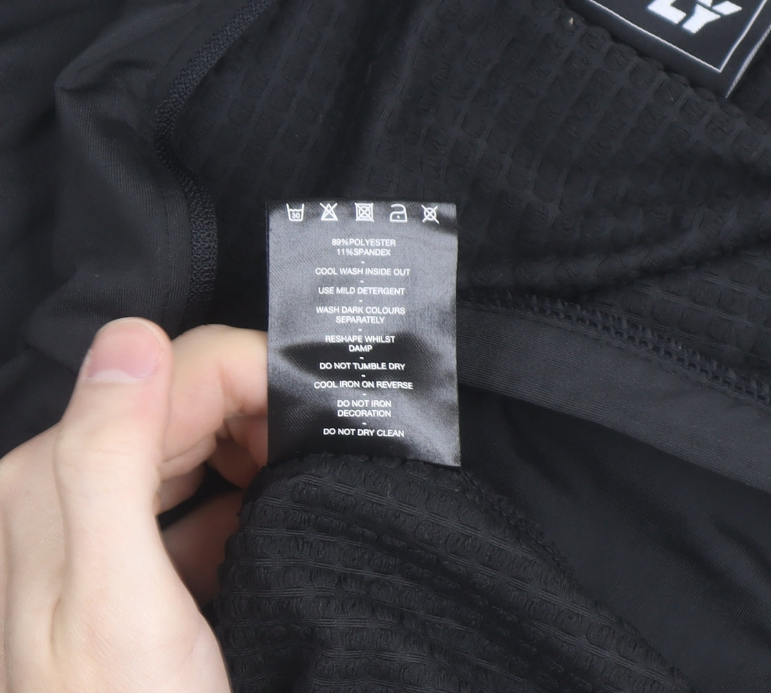 Fly Men's Black Medium 1/4 Zip Athletic Track Jacket