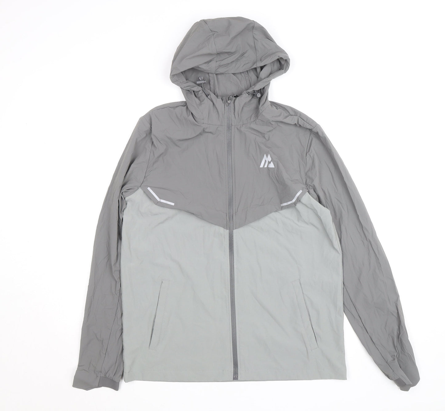 Montirex Men's Grey S Curve 2.0 Windbreaker Jacket
