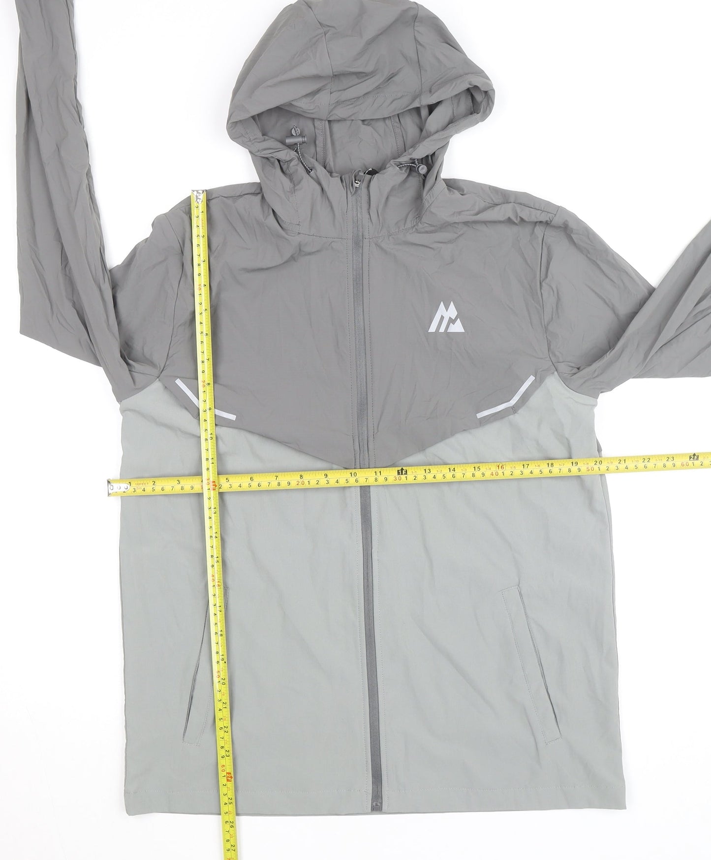 Montirex Men's Grey S Curve 2.0 Windbreaker Jacket