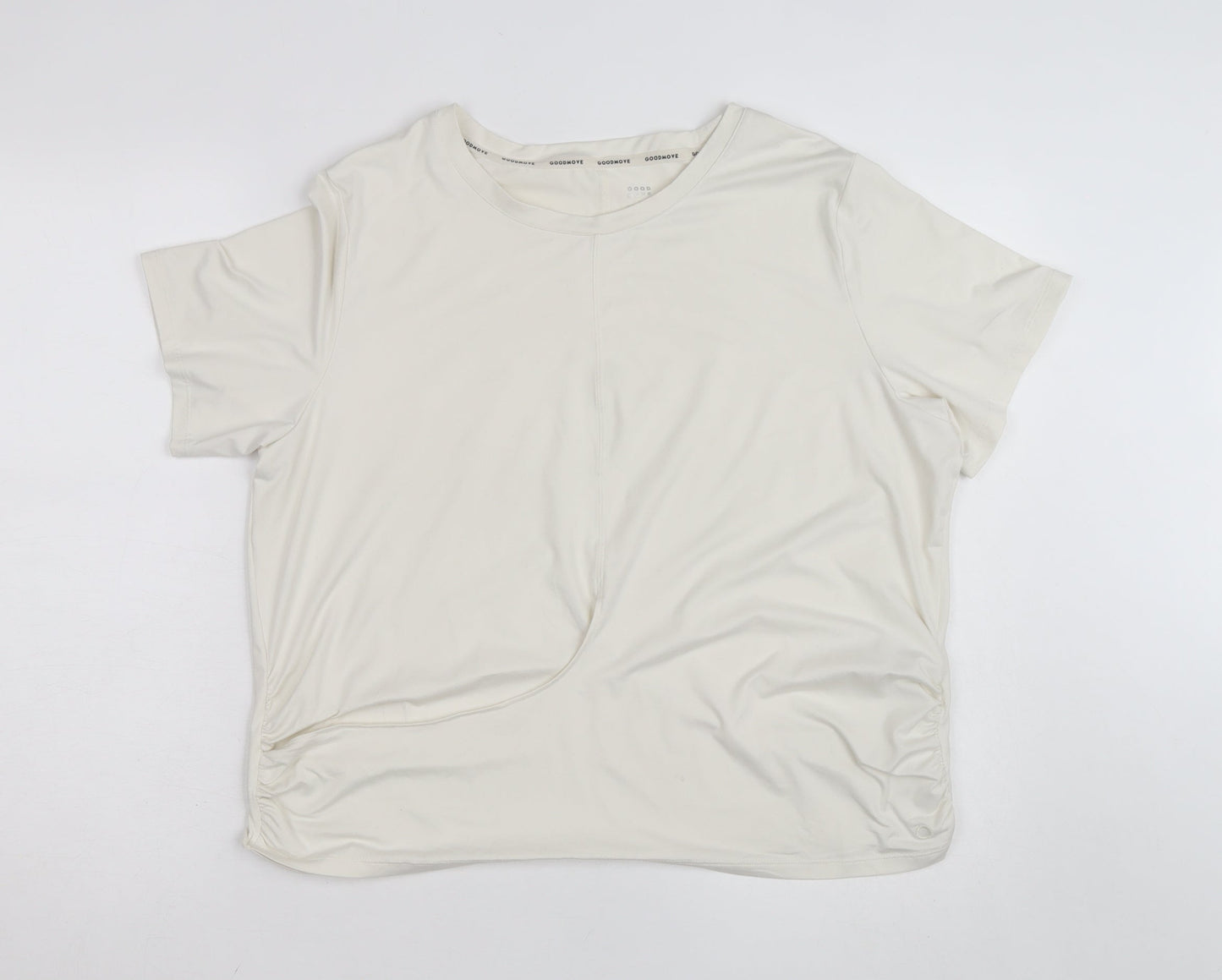 Marks and Spencer Goodmove Women's Ivory Active T-Shirt Size 20