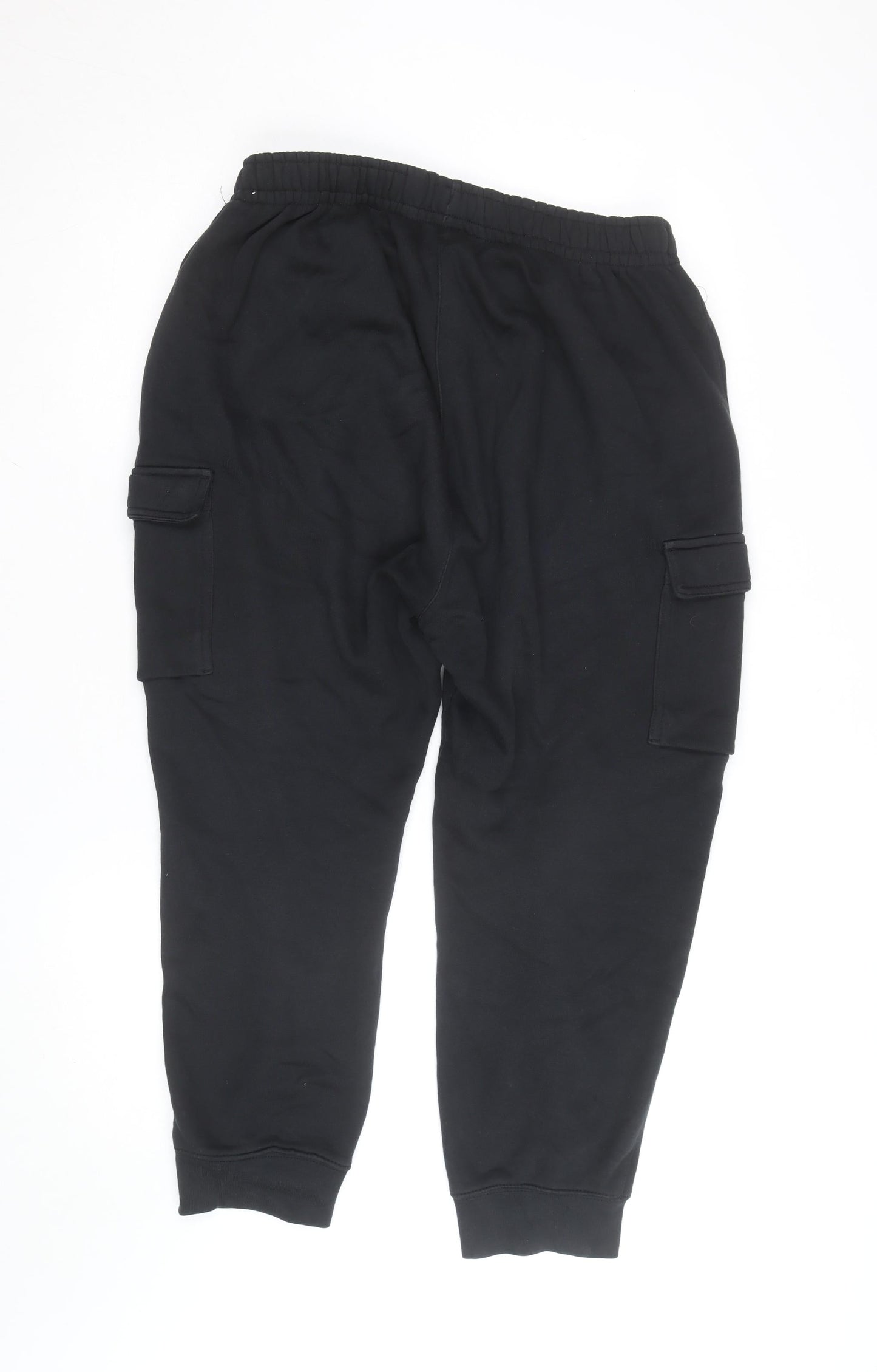 Nike Womens Black Jogger Fleece Sweatpants L Regular Fit