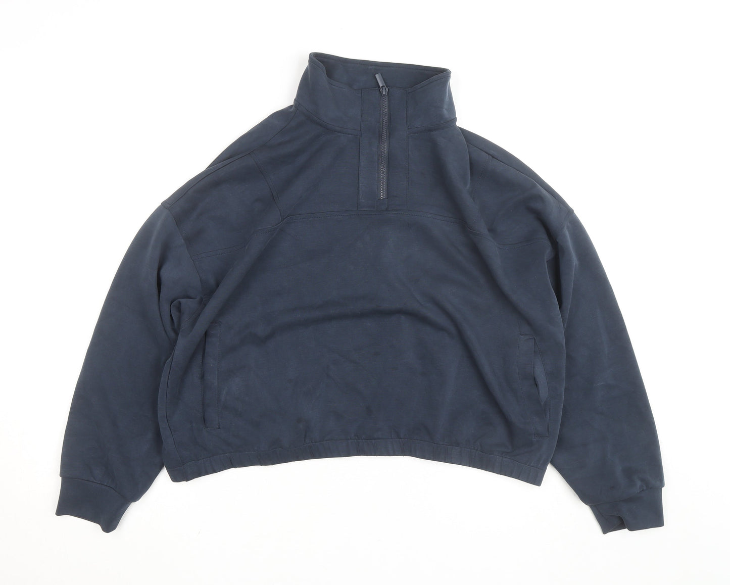 Dunnes Stores Womens Charcoal 1/4 Zip Activewear Jacket Size 16