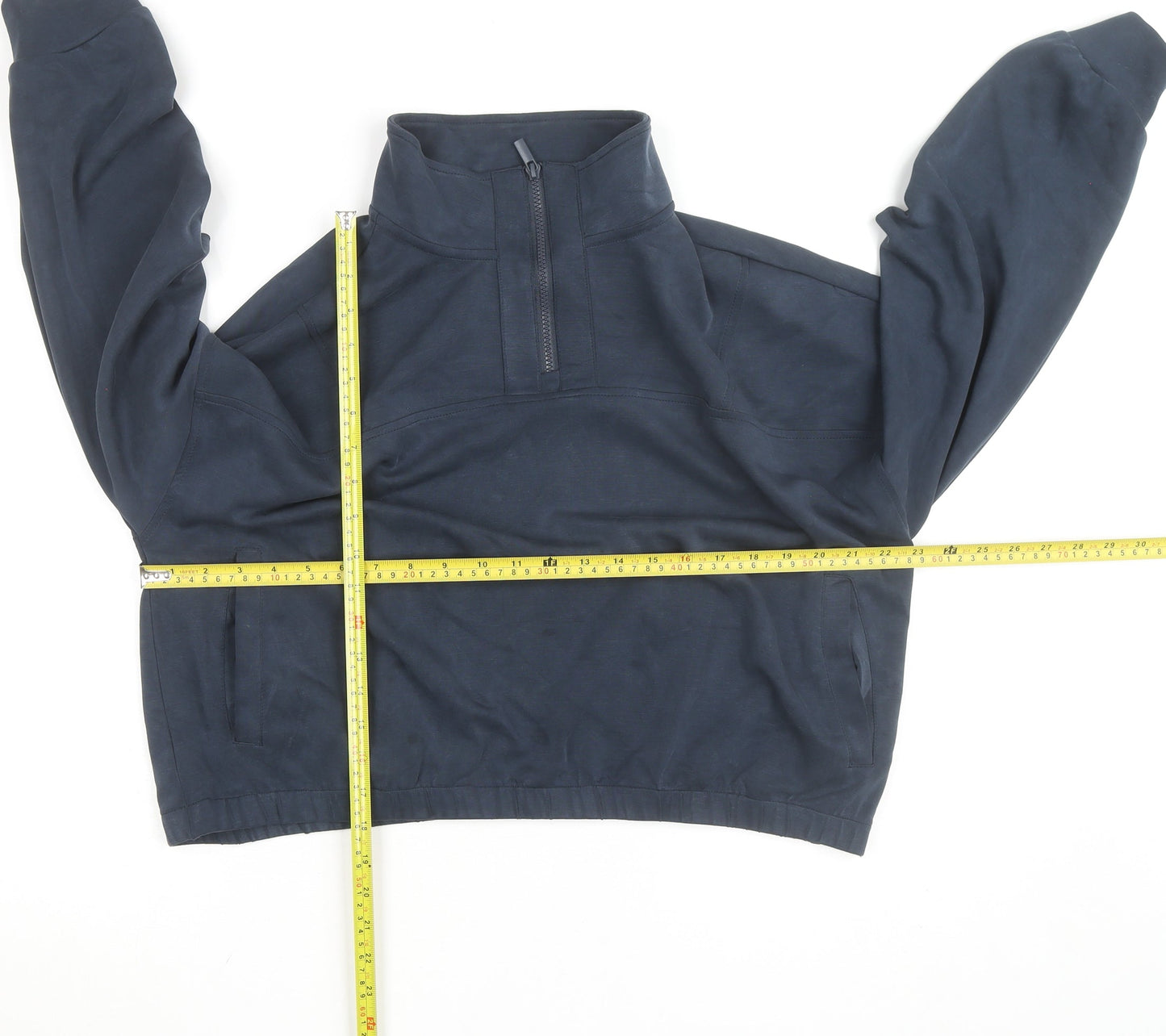 Dunnes Stores Womens Charcoal 1/4 Zip Activewear Jacket Size 16