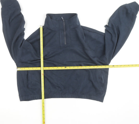 Dunnes Stores Womens Charcoal 1/4 Zip Activewear Jacket Size 16