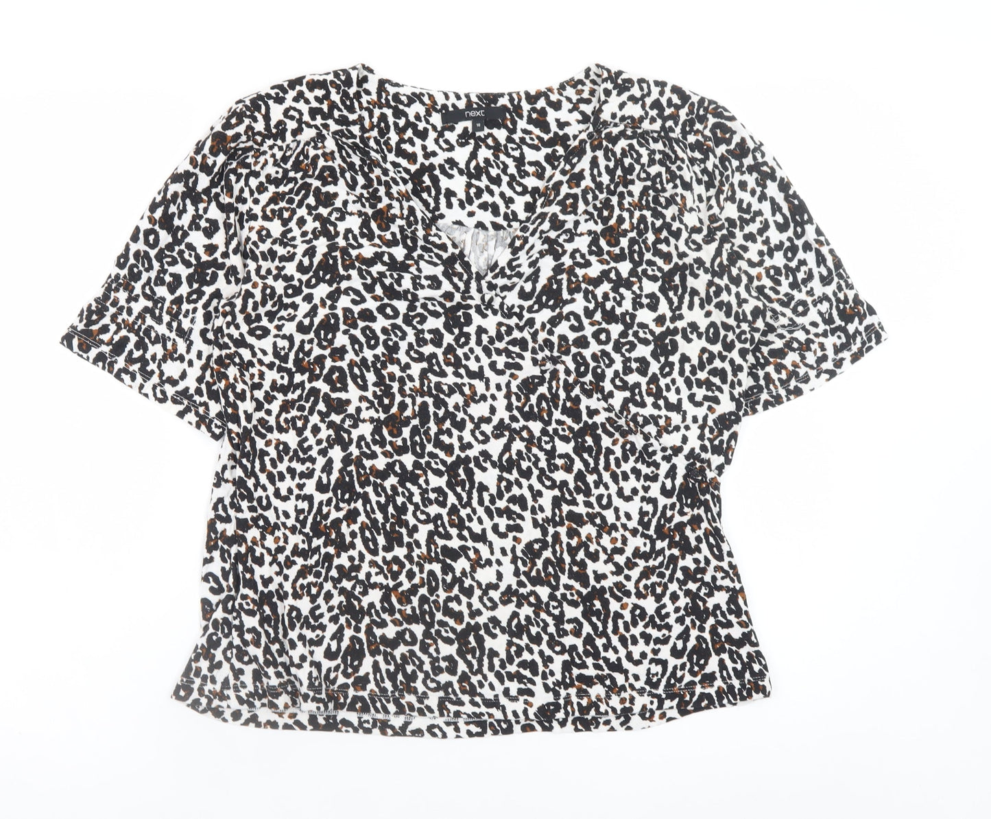 Next Women’s Multicoloured Animal Print Viscose Blouse Size 16
