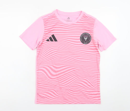 Adidas Unisex Adults Pink Miami Jersey T-Shirt M Regular Fit