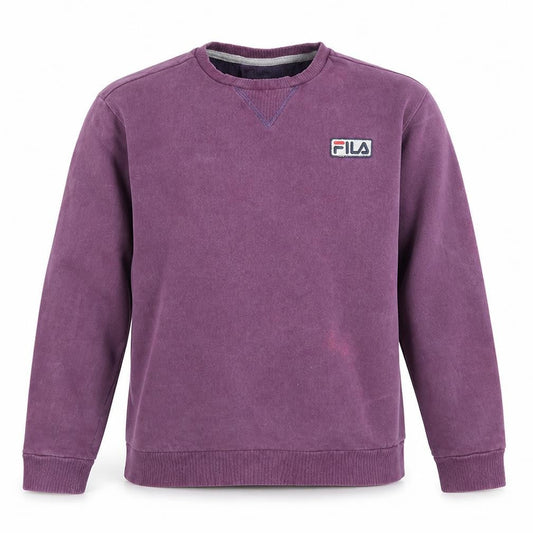 FILA Men's Purple Crew Neck Pullover Sweatshirt Size S