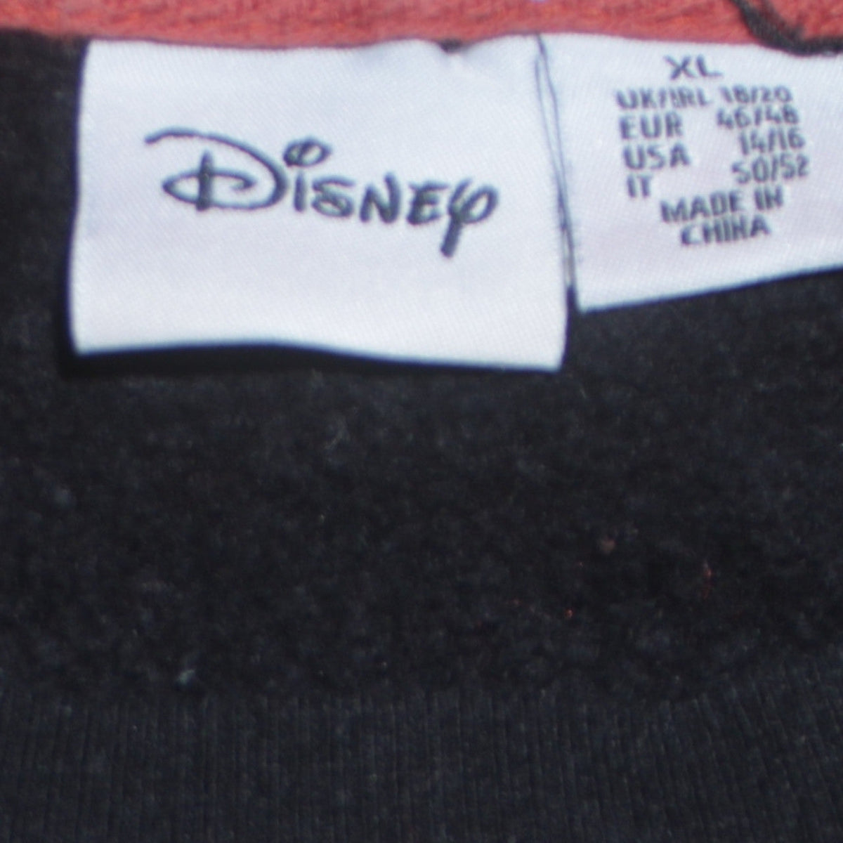Additional view of Disney Women Black XL Sweatshirt Pluto Mickey Donald Goofy Graphic Pullover