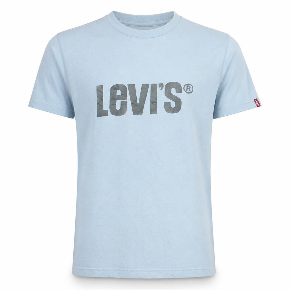 Levi's Men's Blue Graphic Logo T-Shirt Medium Cotton Casual