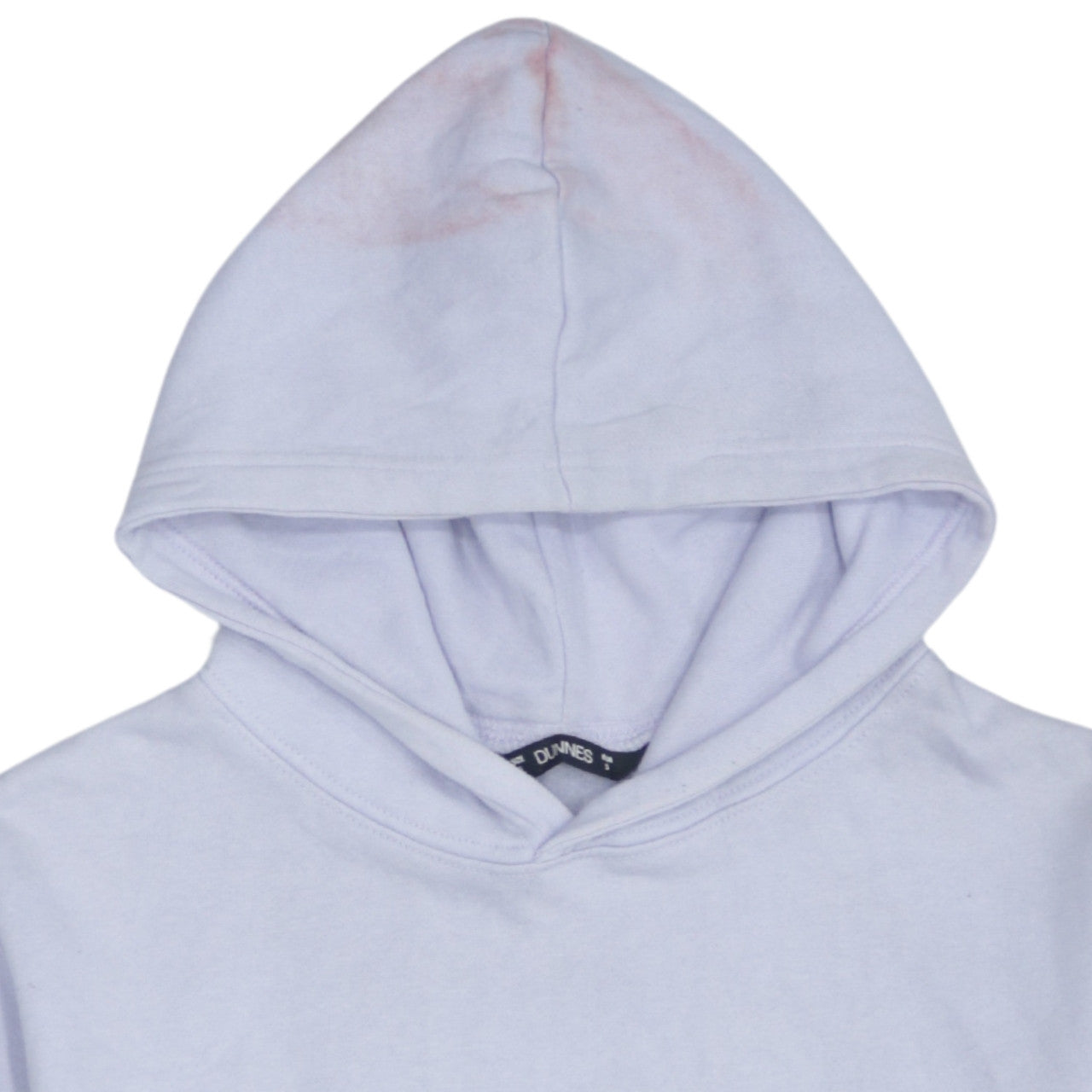 Dunnes Women White Pullover Hoodie Size S Cotton Casual