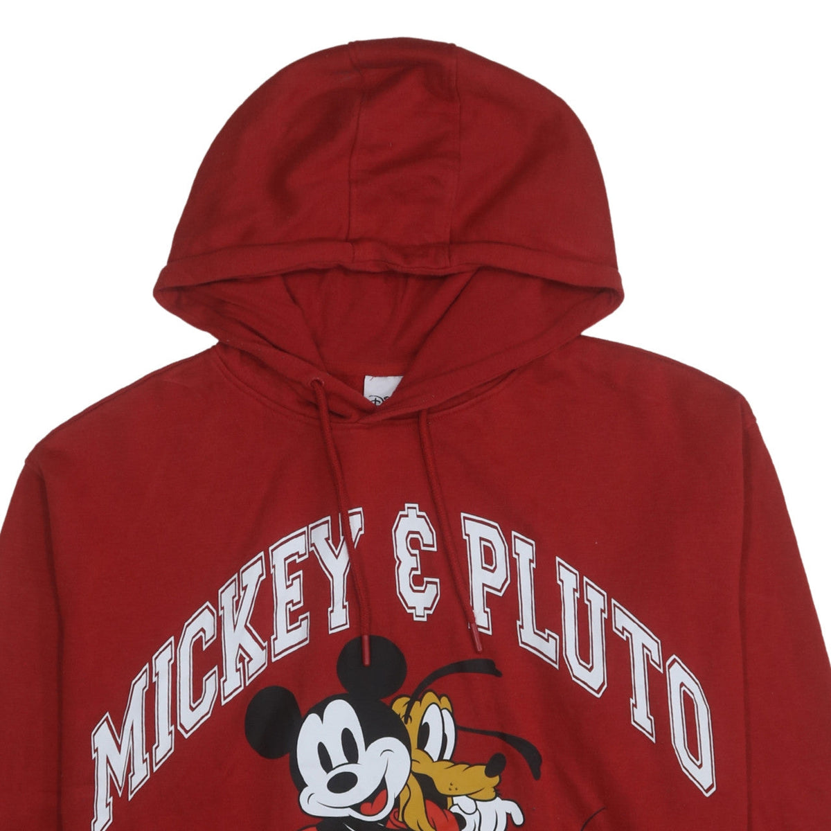 Disney Primark Women Red Mickey & Pluto Hoodie XL