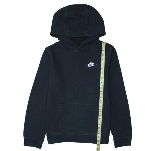 Nike Boys Black XL Pullover Hoodie Fleece Standard Fit Sweatshirt
