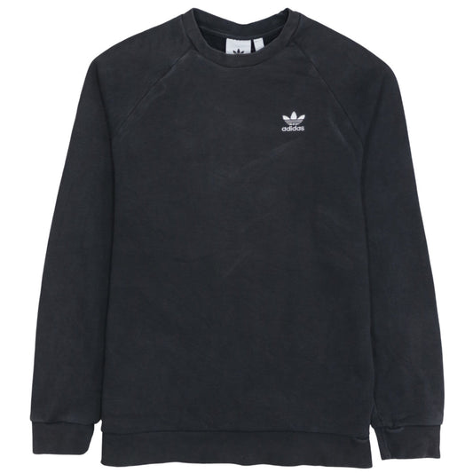 Adidas Men's Black Crew Neck Pullover Sweatshirt Size S