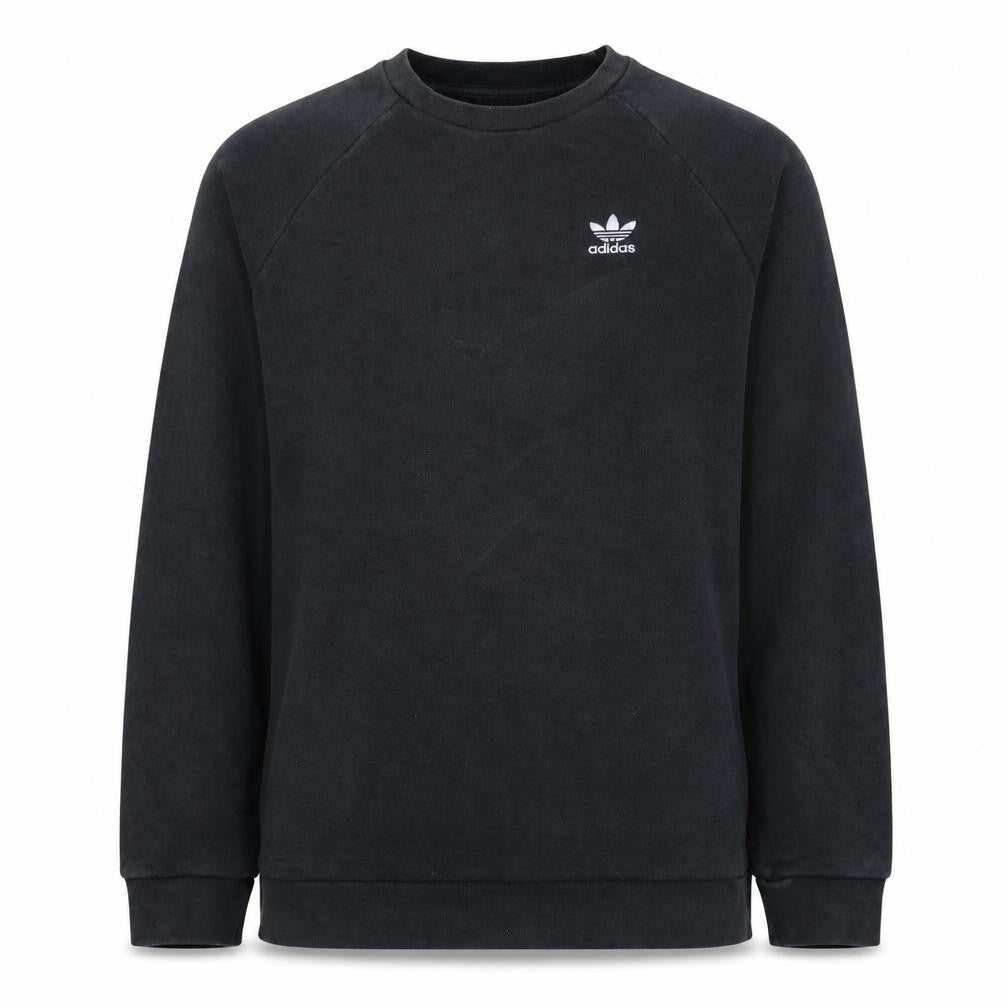 Adidas Men's Black Crew Neck Pullover Sweatshirt Size S