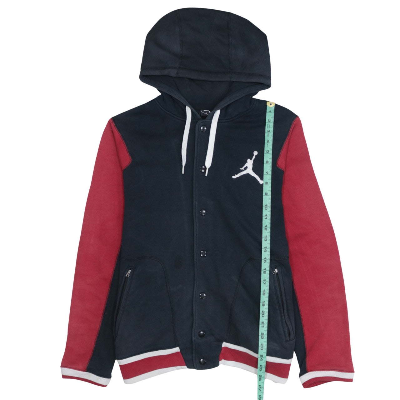 Jordan Men's Multicoloured L Hooded Varsity Style Sweatshirt