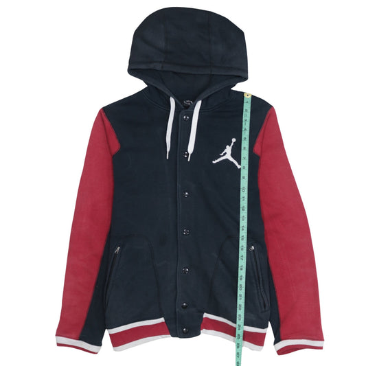 Jordan Men's Multicoloured L Hooded Varsity Style Sweatshirt