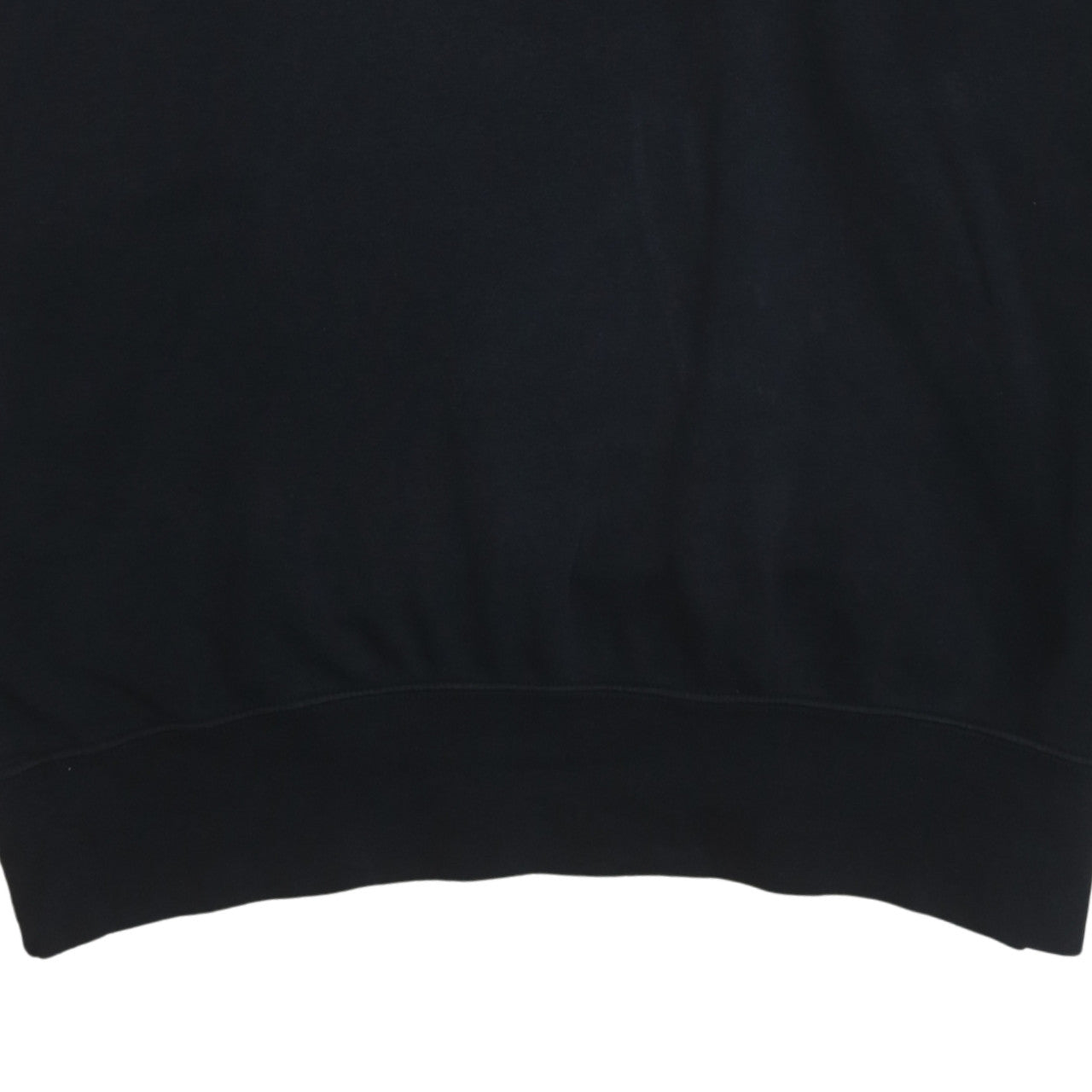 Nike Women Black Pullover Hoodie Medium Cotton Blend Logo Print