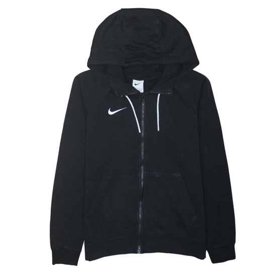 Nike Men's Black Full Zip Hoodie Small Regular Fit Fleece Sportswear