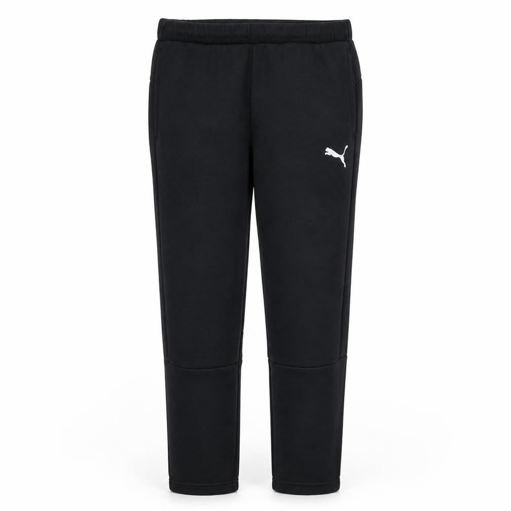 Puma Men's Black Jogger Trousers Size M Regular Fit Fleece Sportswear