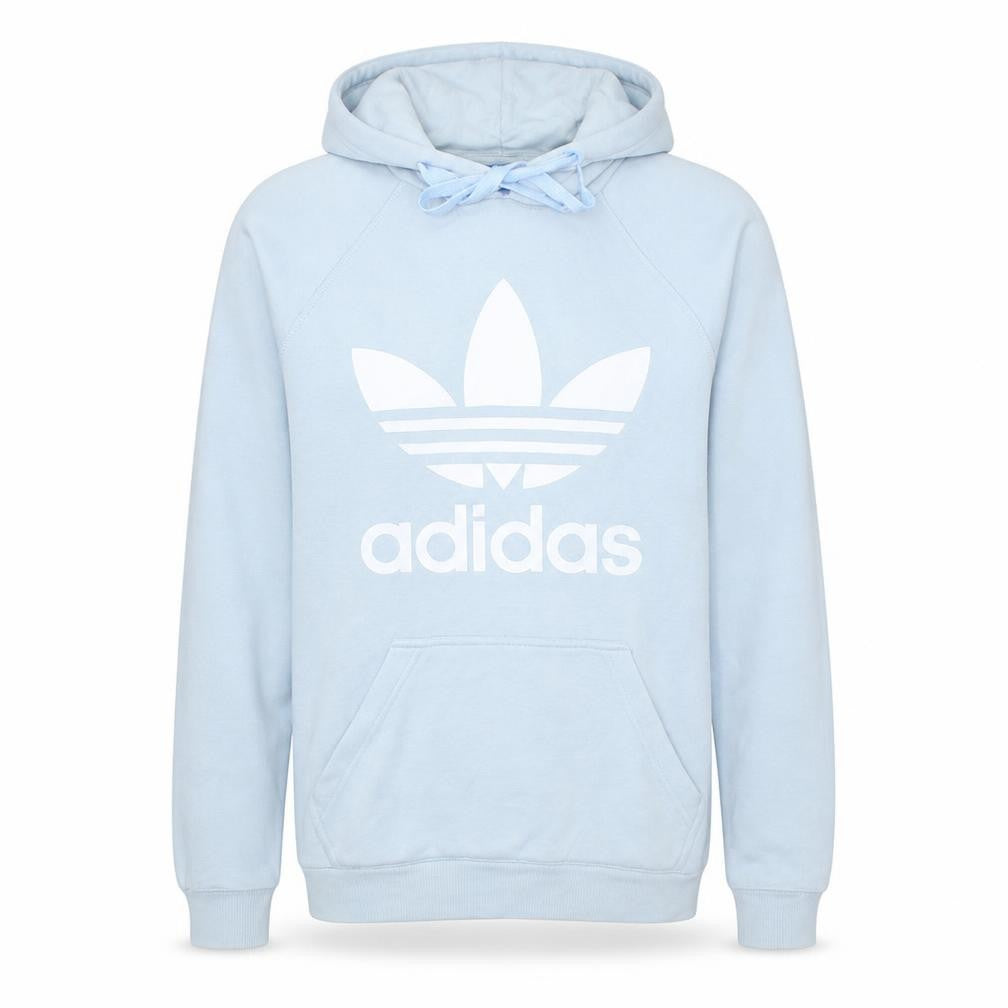 Adidas Men Blue Pullover Hoodie Small Regular Fit Sportswear